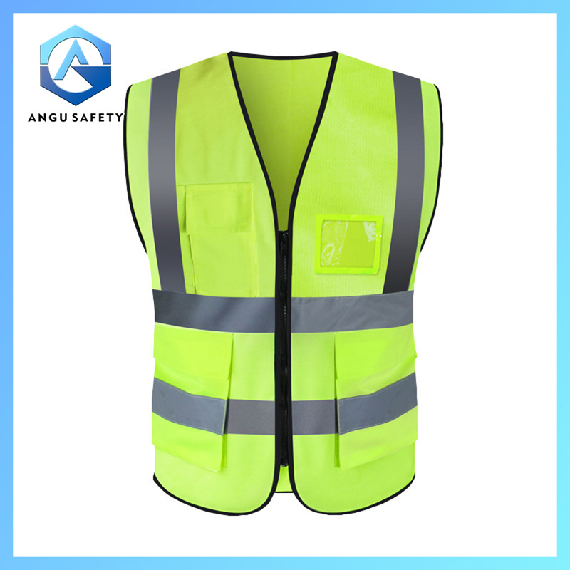 PVC lomme Hi Vis reflekterende sikkerhedsvest